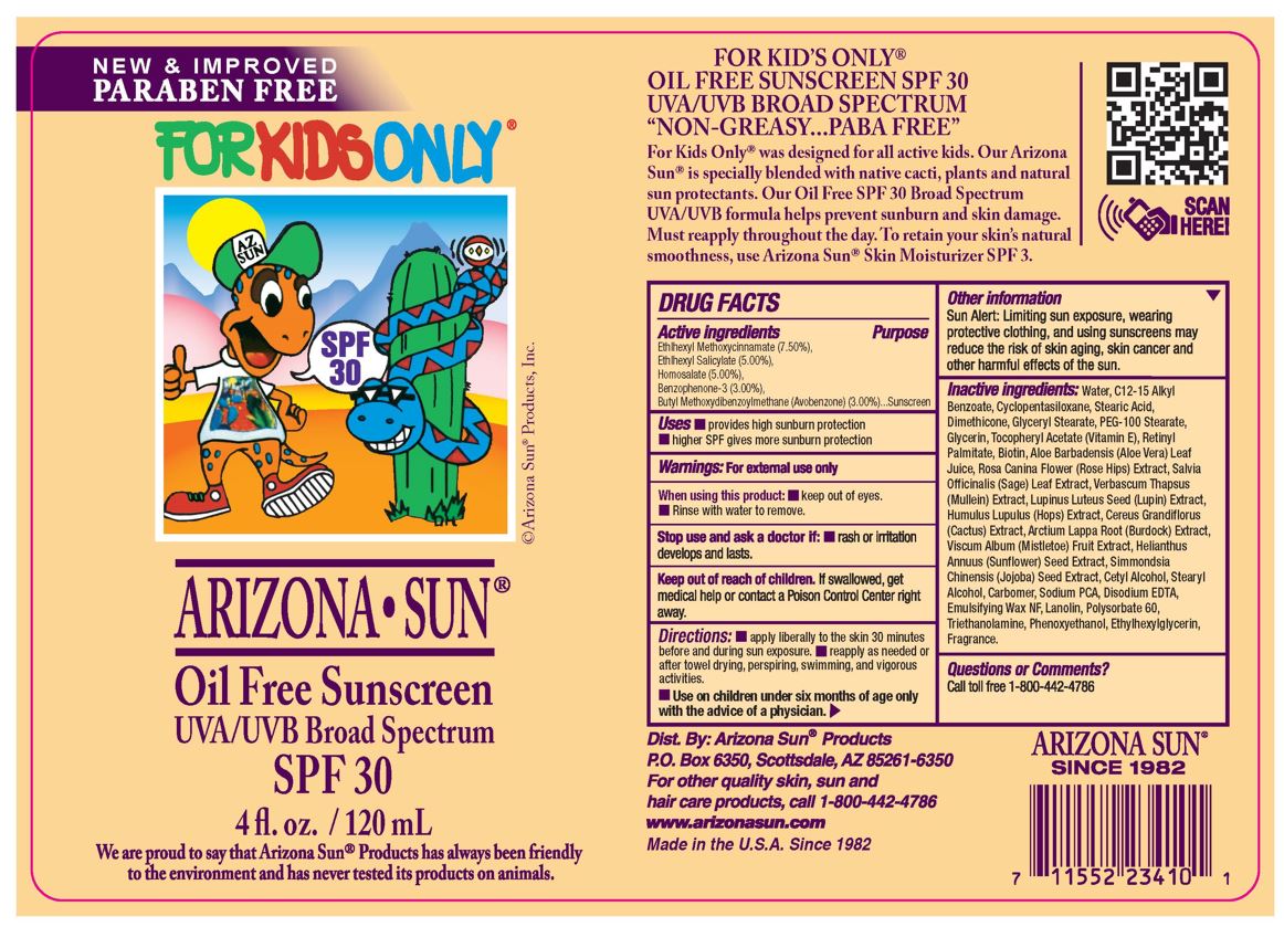 Pill image for 4 Oz Arizona Sun Kids Spf 30