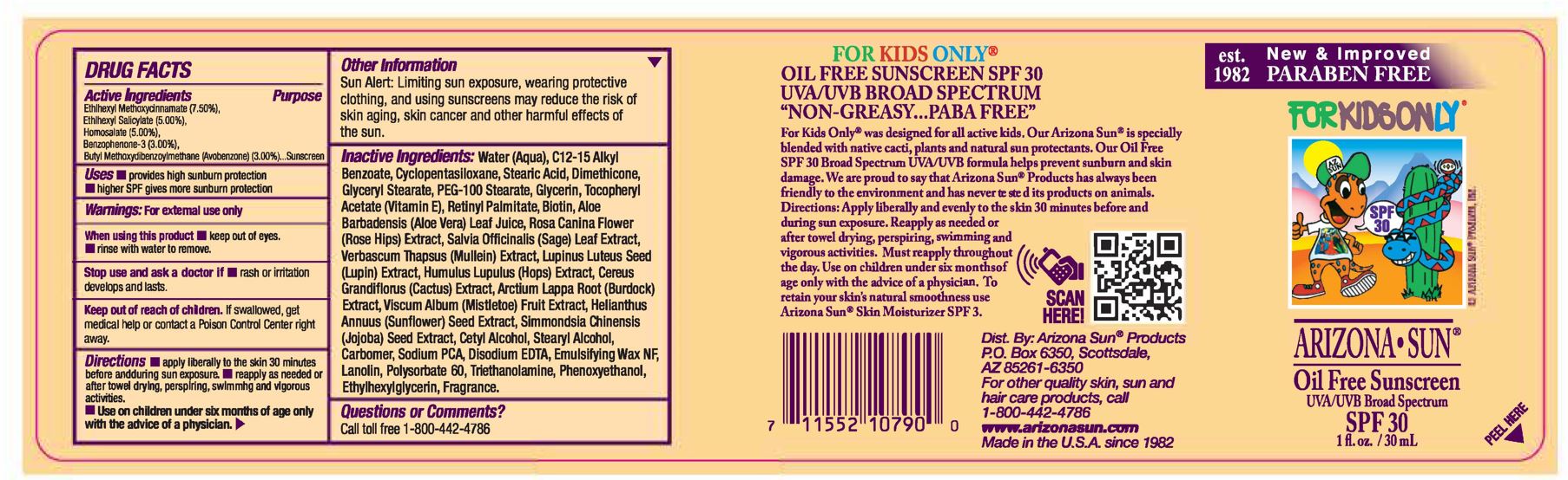 Pill image for 1 Oz Arizona Sun Kids Sunscreen Spf 30
