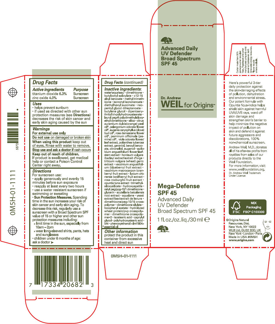 Pill image for Dr Weils Mega-defense Advanced Daily Uv Defender Broad Spectrum Spf 45