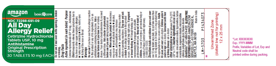 Pill image for Cetirizine Hydrochloride Tablets (allergy)