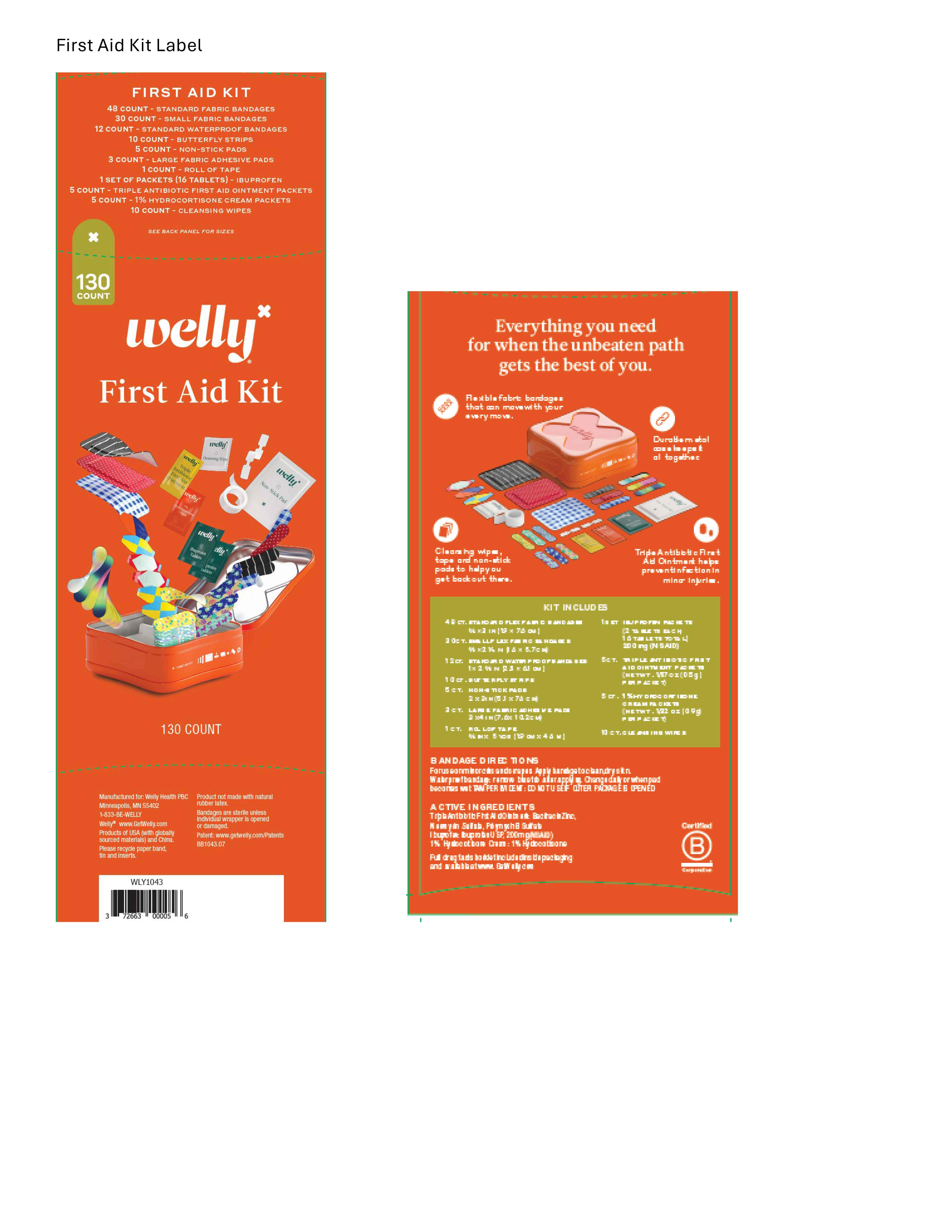 Pill image for Welly First Aid Kit
