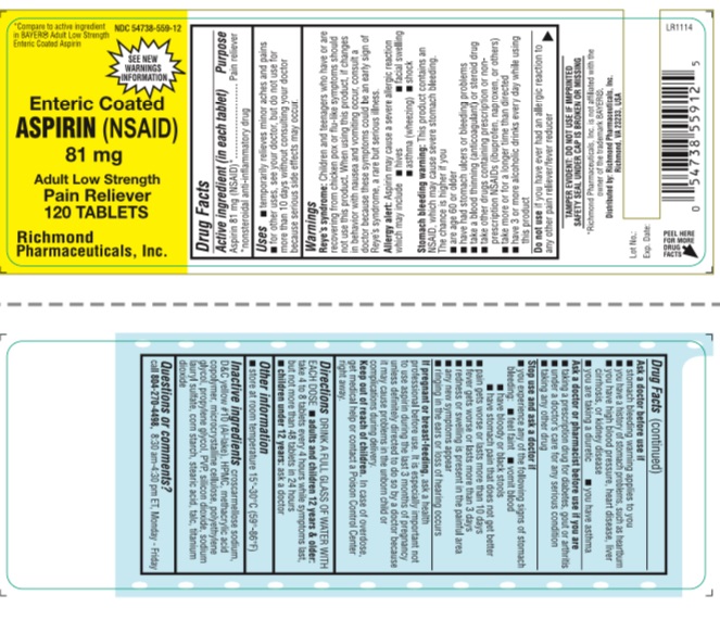 Pill image for Enteric Coated Aspirin 81mg