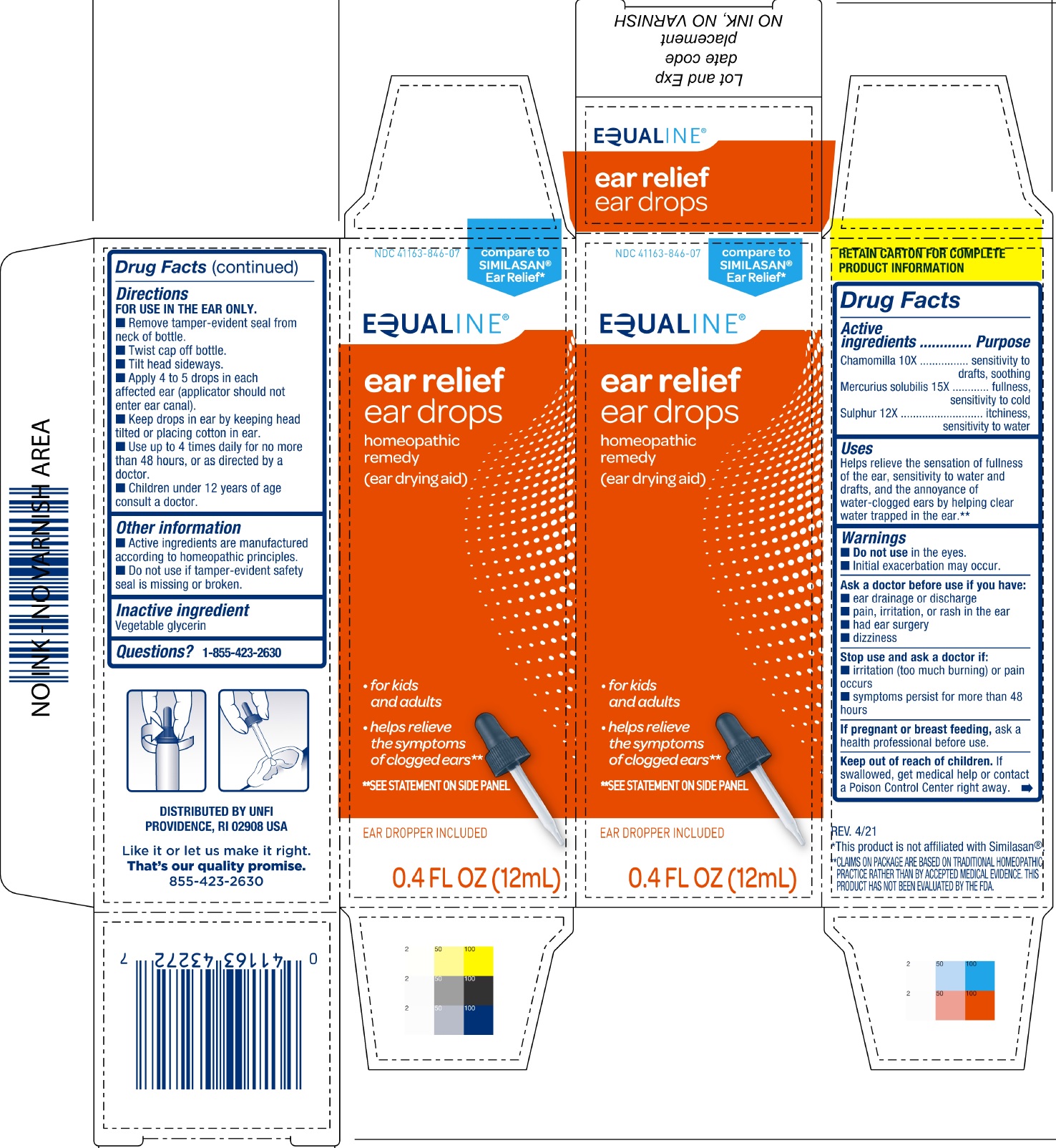 Pill image for Equaline Ear Relief Ear Drops