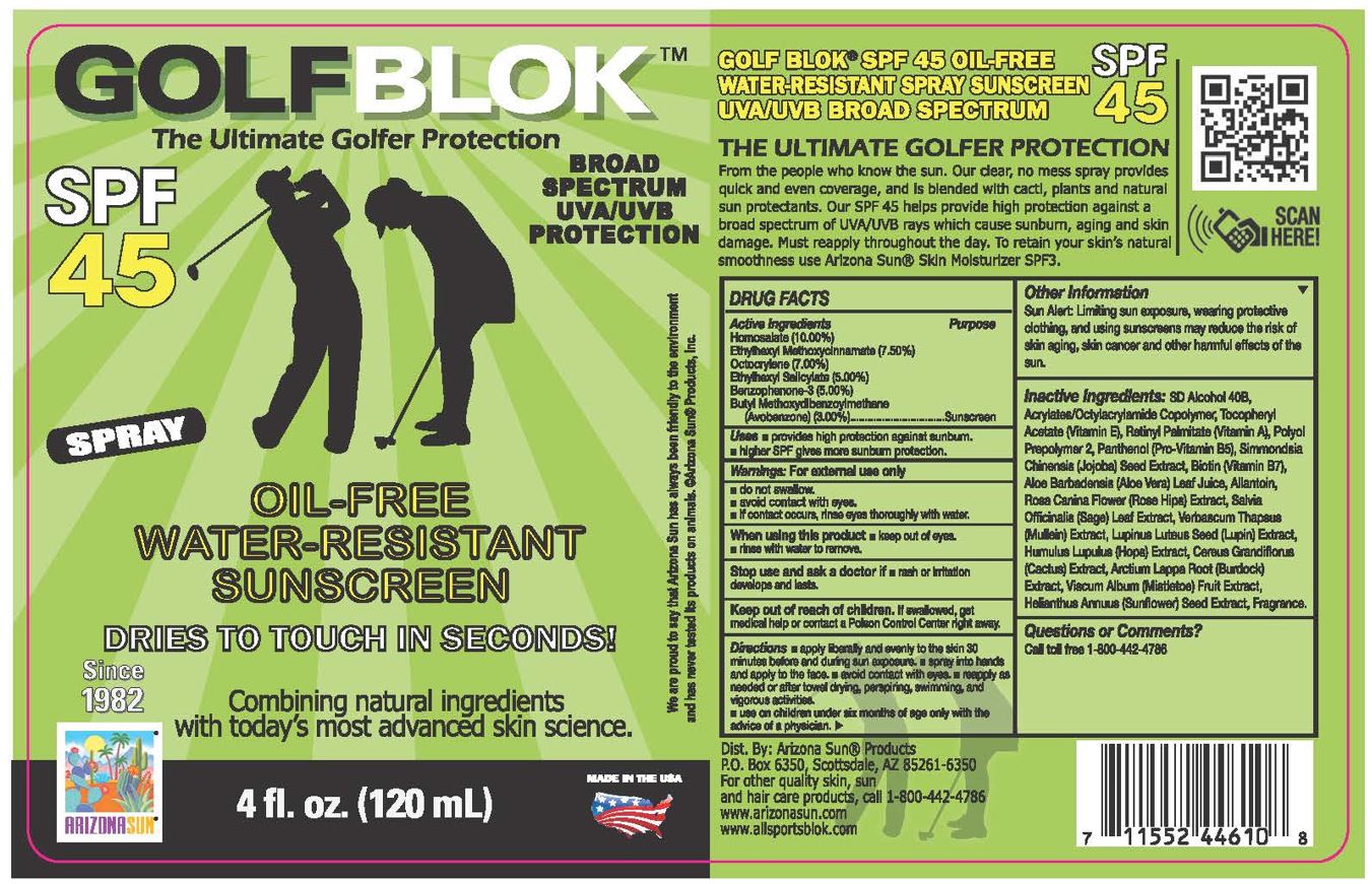 Pill image for Arizona Sun Spf 45 Golfblok