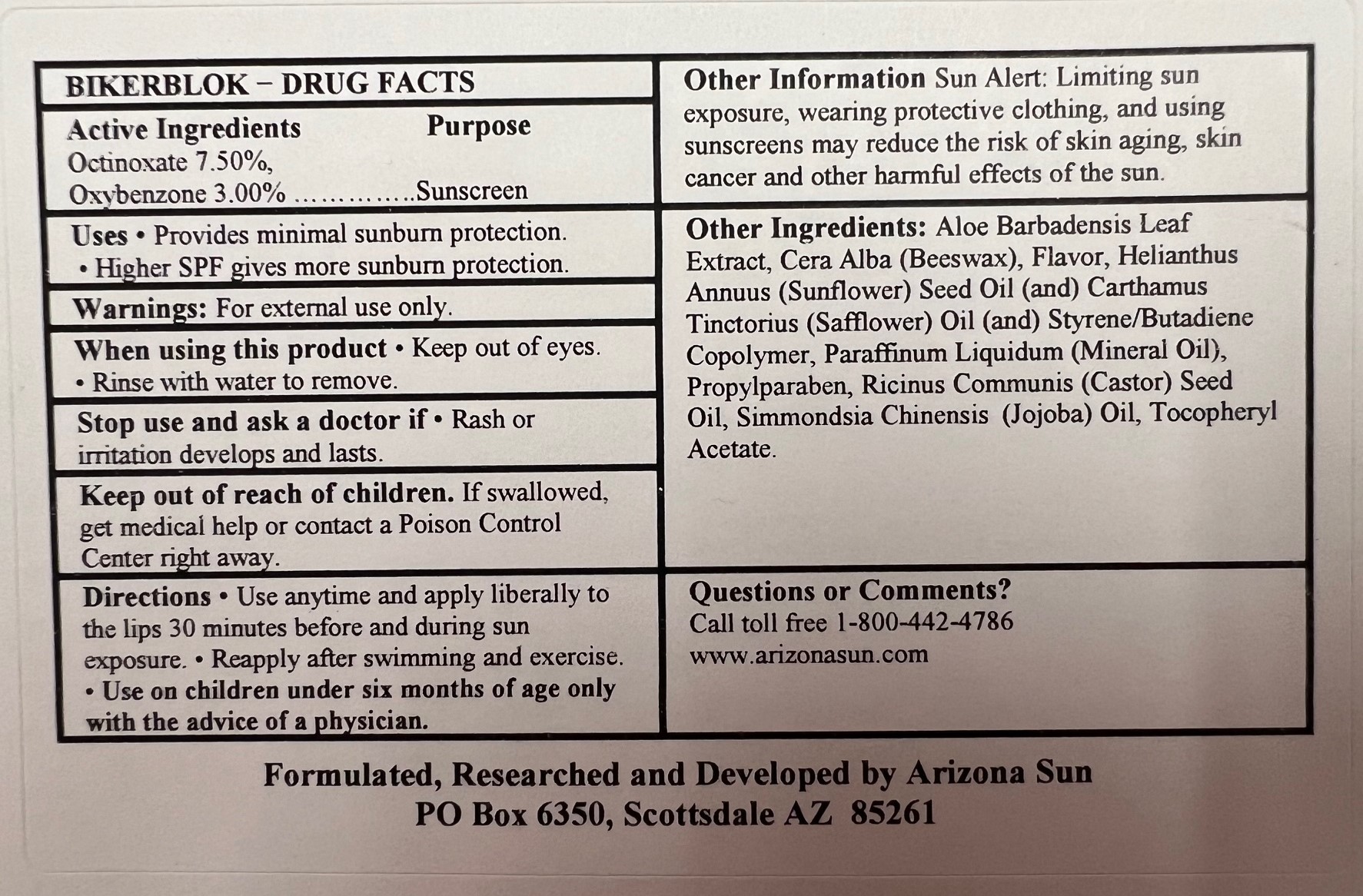 Pill image for Bikerblok Lip Balm Box