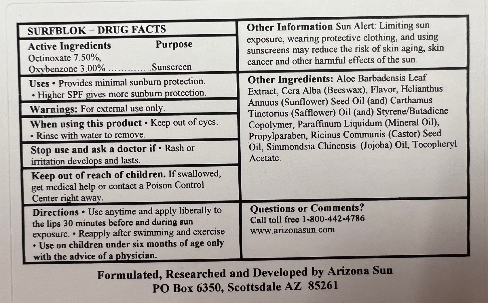 Pill image for Surfblok Lip Balm Box