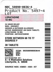 Pill image for Perrigo Loratadine Tablets, 10 Mg Drug Facts