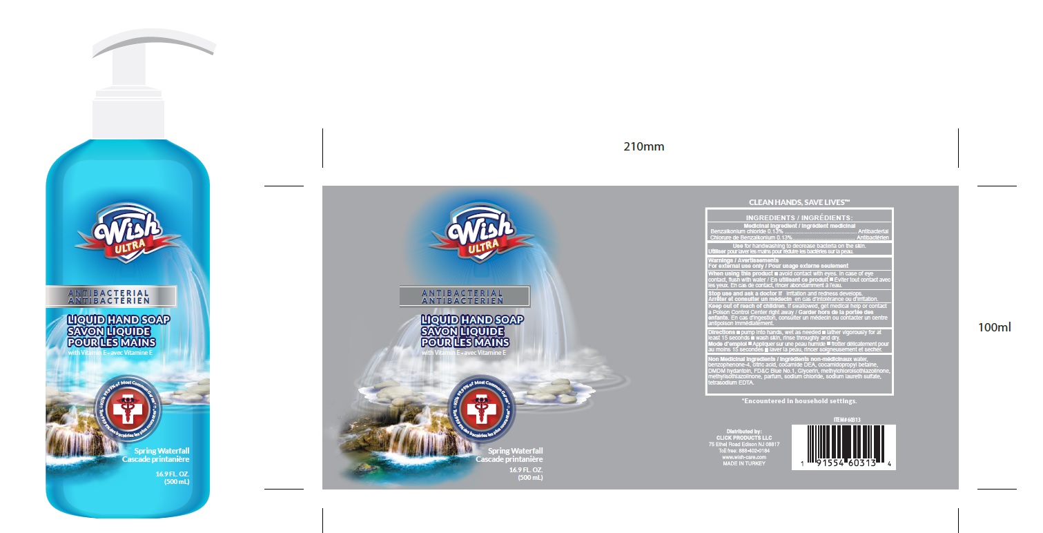 Pill image for Wish Ultra Antibacterial Liquid Hand Soap - Spring Waterfall