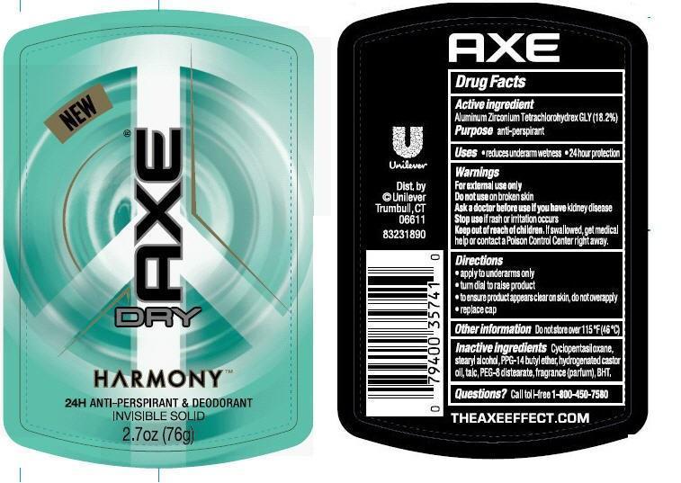 Pill image for axe dry harmony antiperspirant deodorant