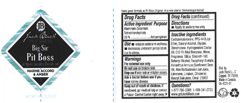 Pill image for Jack Black Big Sir Pit Boss Antiperspirant & Deodorant