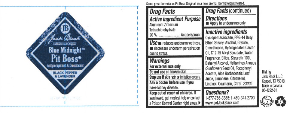 Pill image for Jack Black Blue Midnight Pit Boss Antiperspirant & Deodorant