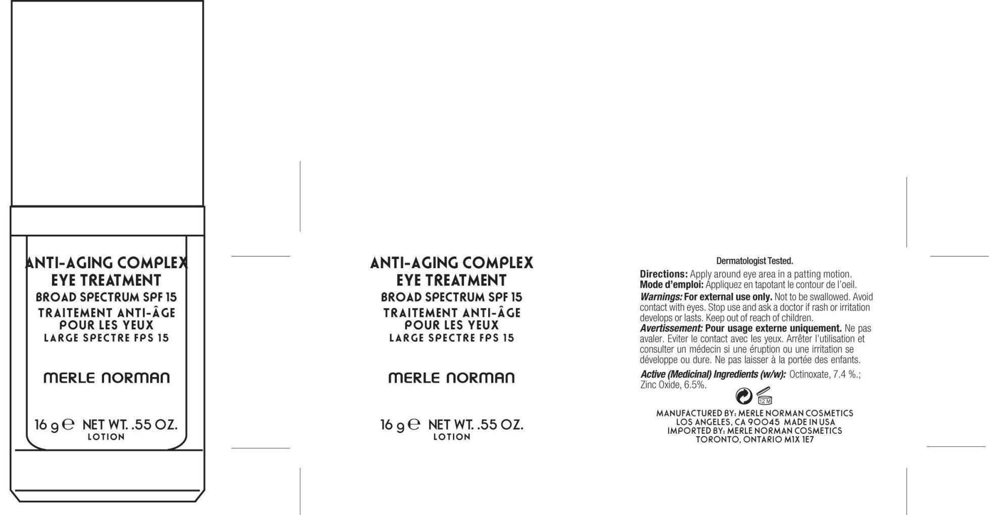 Pill image for Anti-aging Complex Eye Treatment Broad Spectrum Spf 15