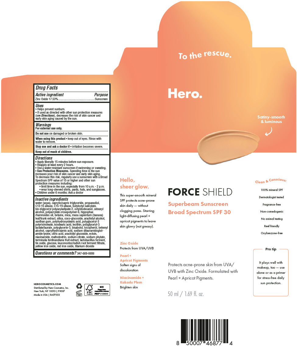 Pill image for Hero Force Shield Superbeam Sunscreen Spf 30 Apricot
