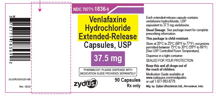 Pill image for Venlafaxine Hydrochloride Extended-release Capsules