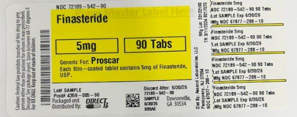 Pill image for Finasteride