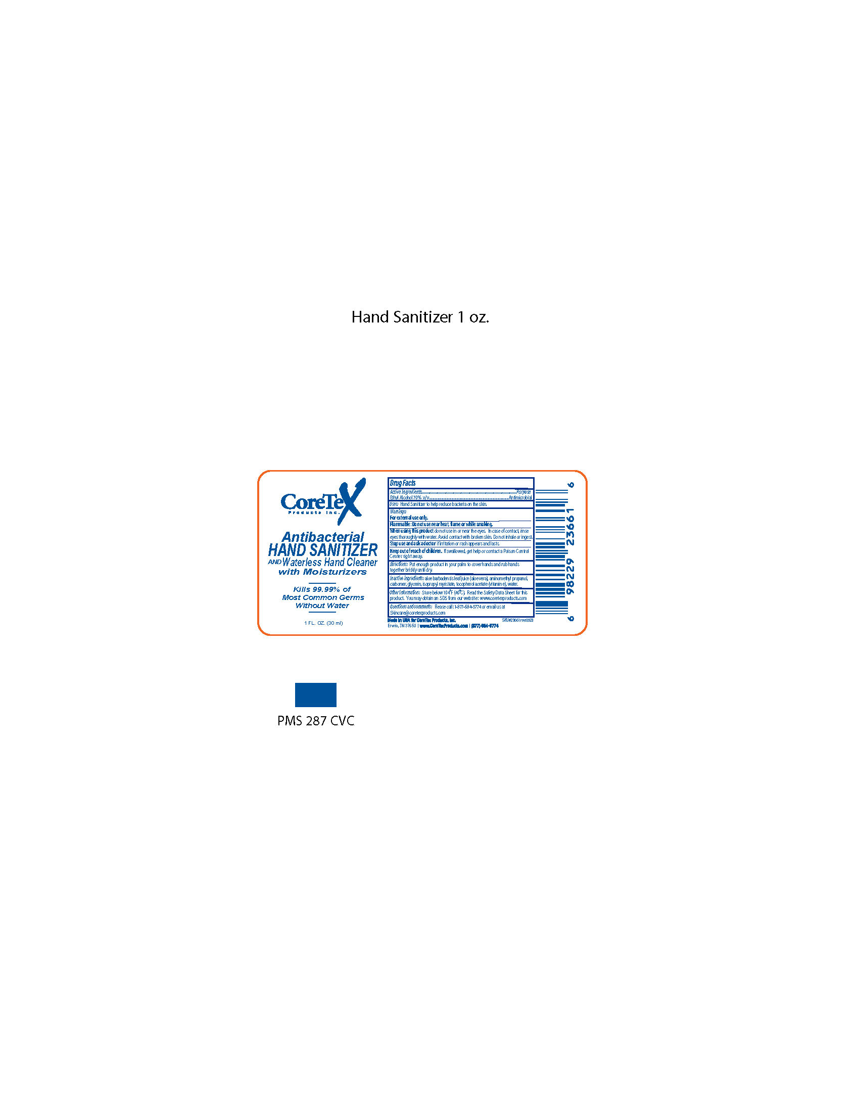 Pill image for Coretex Antibacterial Hand Sanitizer