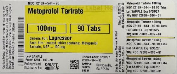 Pill image for Metoprolol Tartrate
