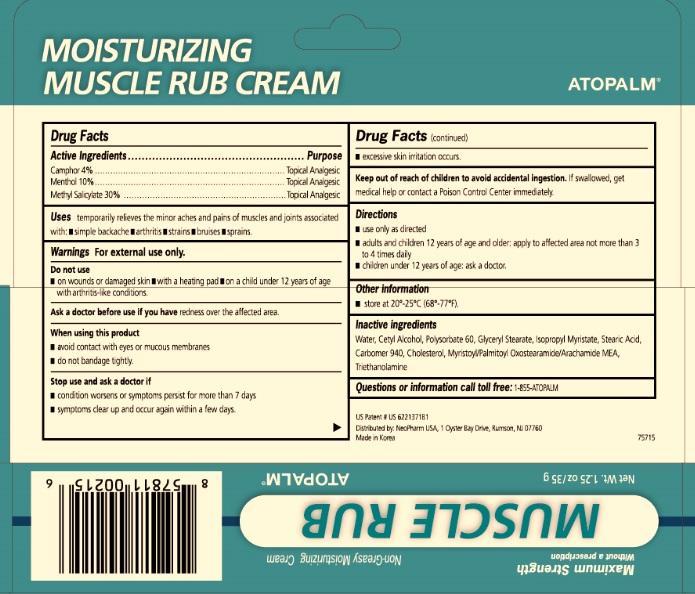 Pill image for Atopalm Moisturizing Muscle Rub Cream