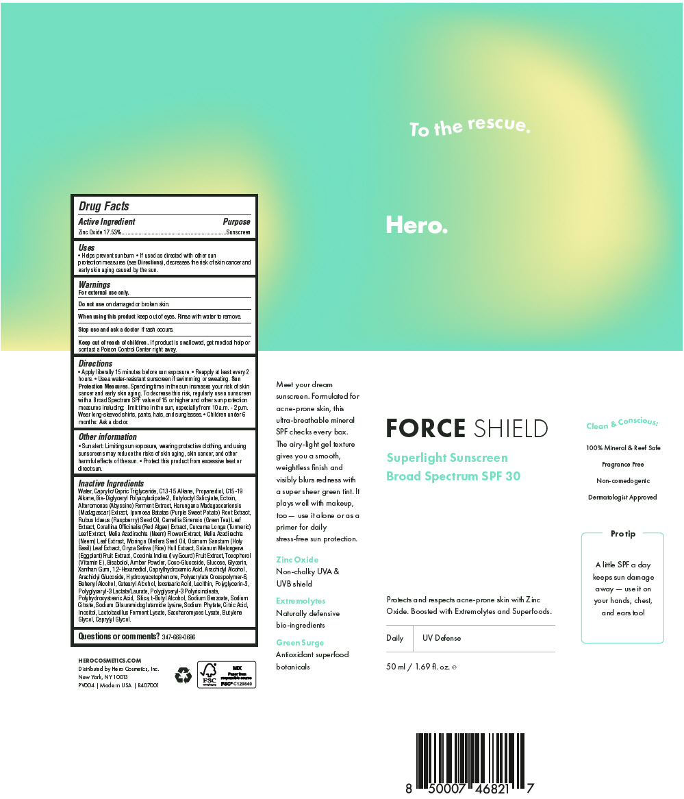 Pill image for Hero Force Shield Superlight Sunscreen Spf 30