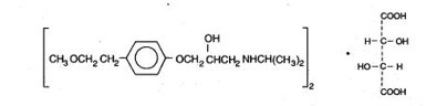 Pill image for These Highlights Do Not Include All The Information Needed To Use Metoprolol Tartrate Tablets Safely And Effectively. See Full Prescribing Information For Metoprolol Tartrate Tablets. Metoprolol Tartrate Tablets, For Oral Use Initial U.s. Approval: 1992