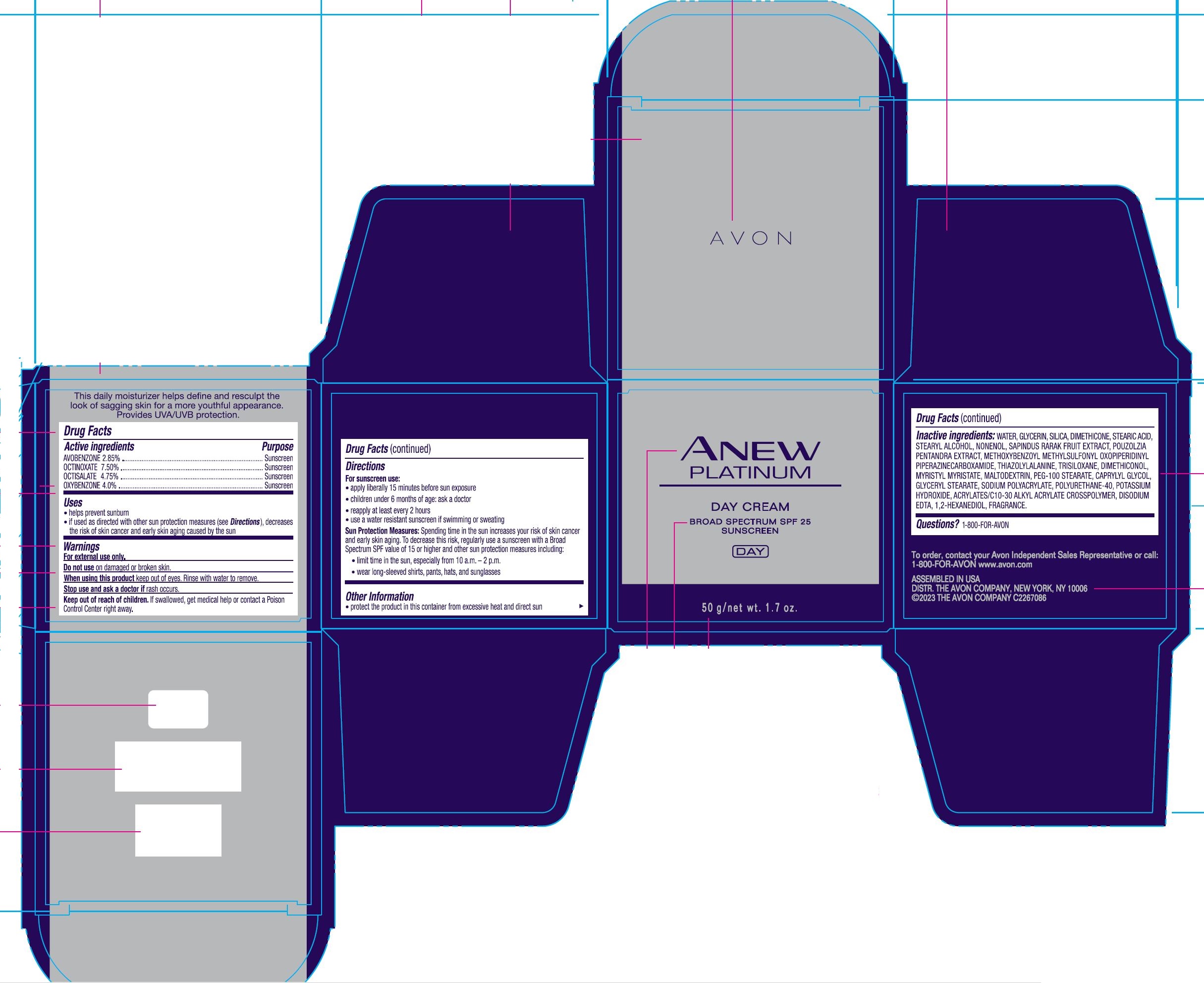 Pill image for Avon Anew Platinum Day Cream Spf 25 50g