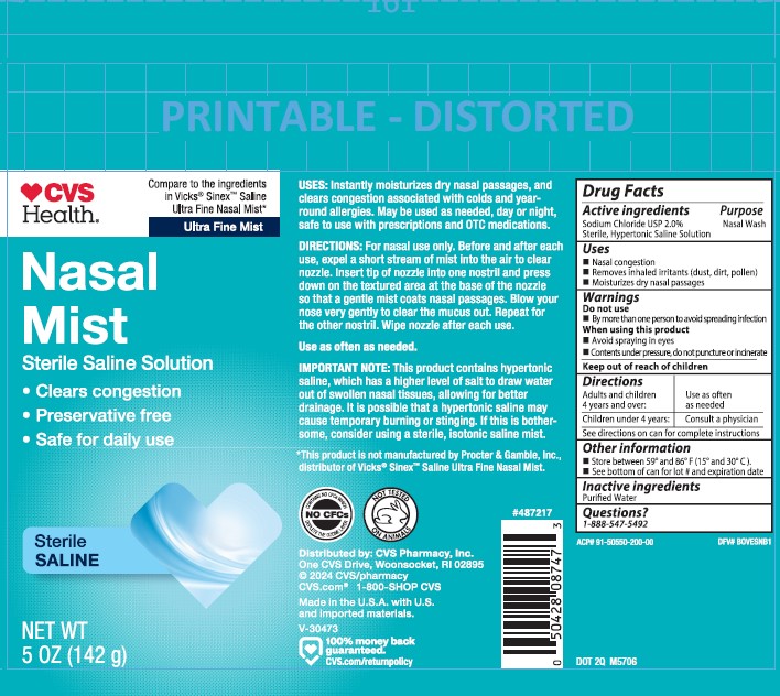 Pill image for Cvs Health Sterile Nasal Saline Mist