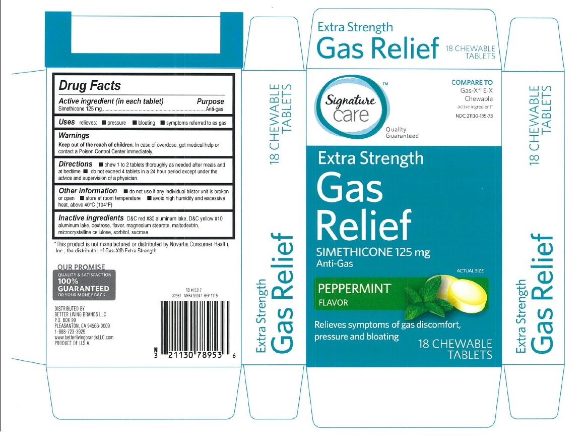 Pill image for Extra Strength Gas Relief Peppermint Tablets
