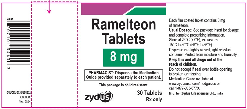 Pill image for Ramelteon Tablets