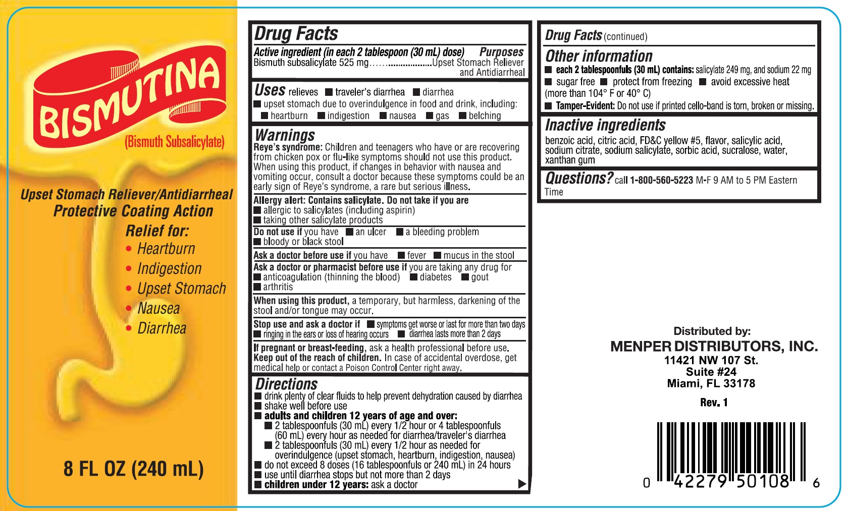 Pill image for Bismutina