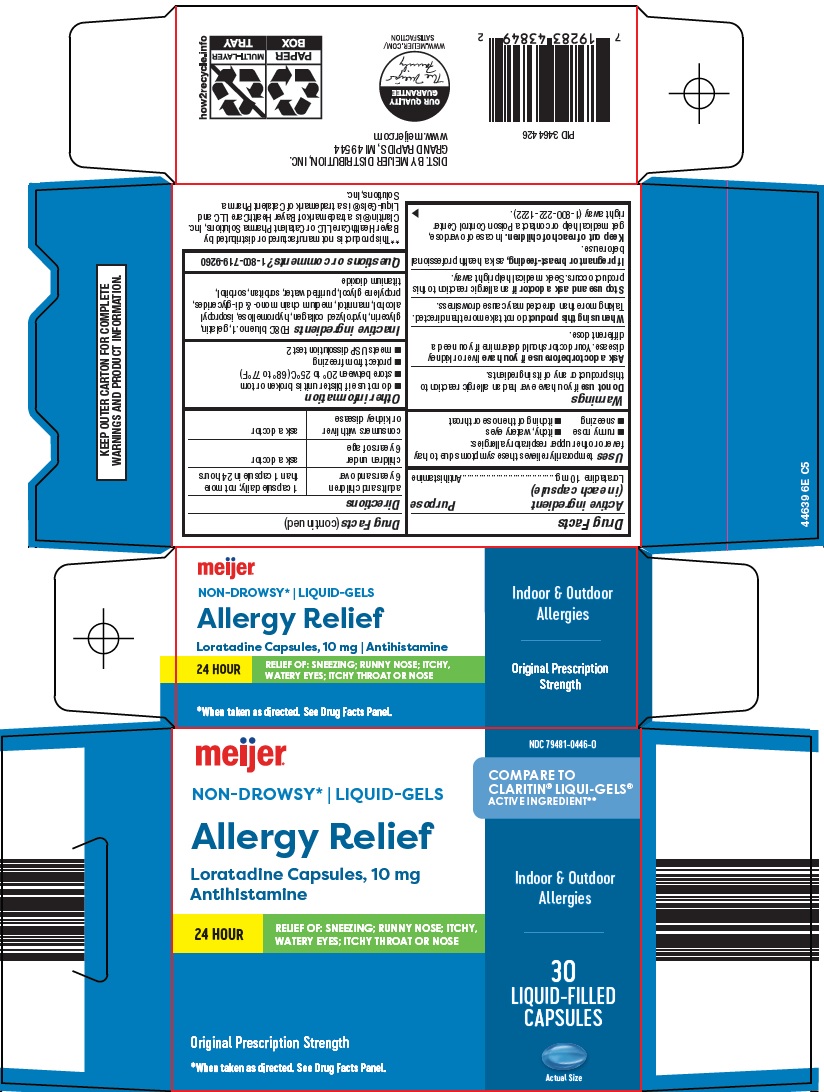 Pill image for Meijer Distribution, Inc. Allergy Relief Drug Facts