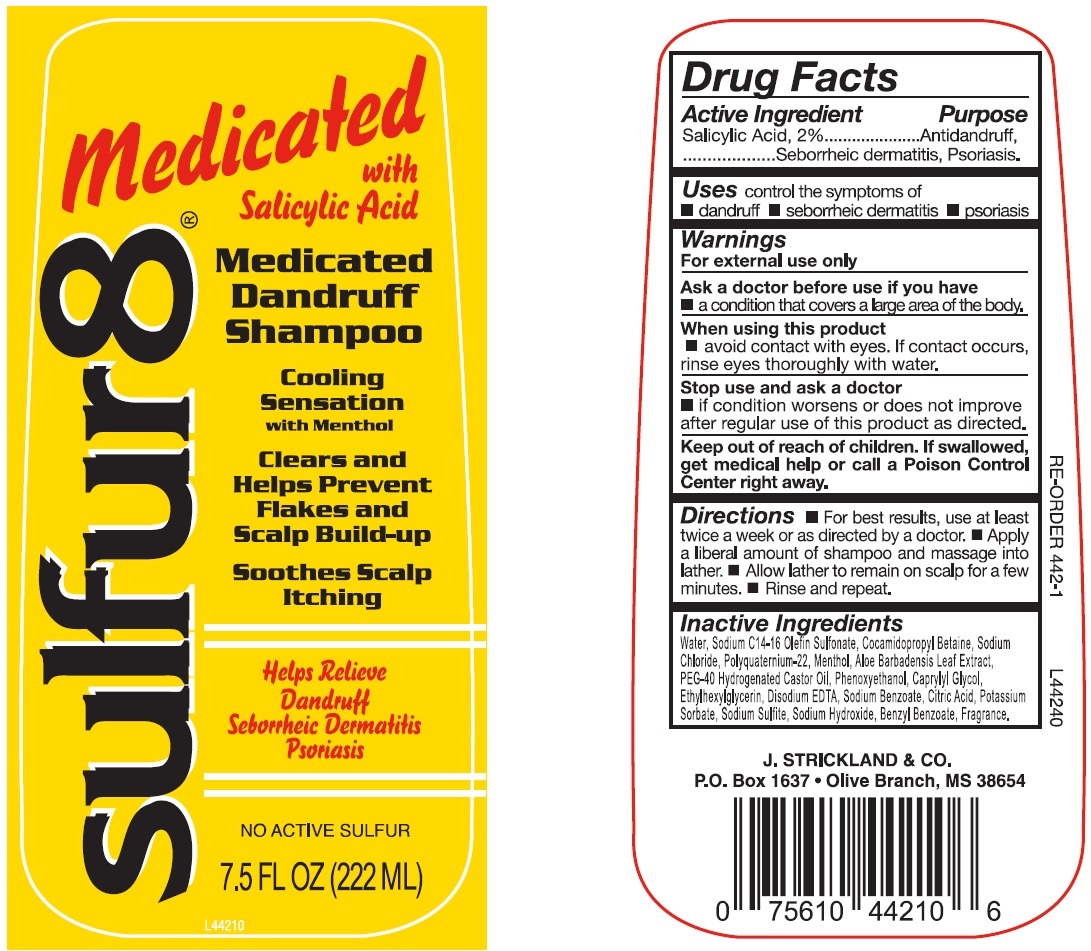 Pill image for Sulfur 8 Medicated Dandruff Shampoo With Salicylic Acid