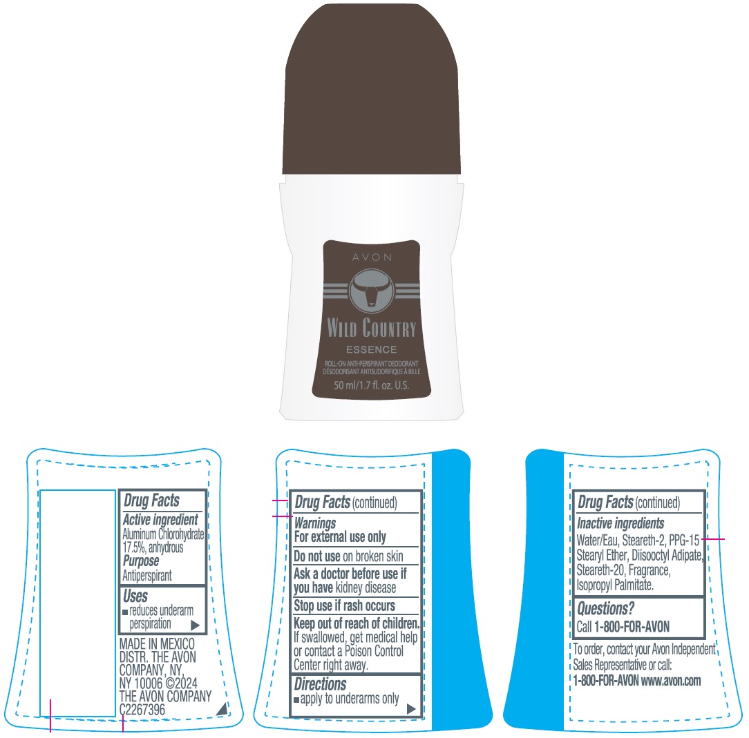 Pill image for Avon Wild Country Essence Roll-on Anti-perspirant Deodorant 50ml