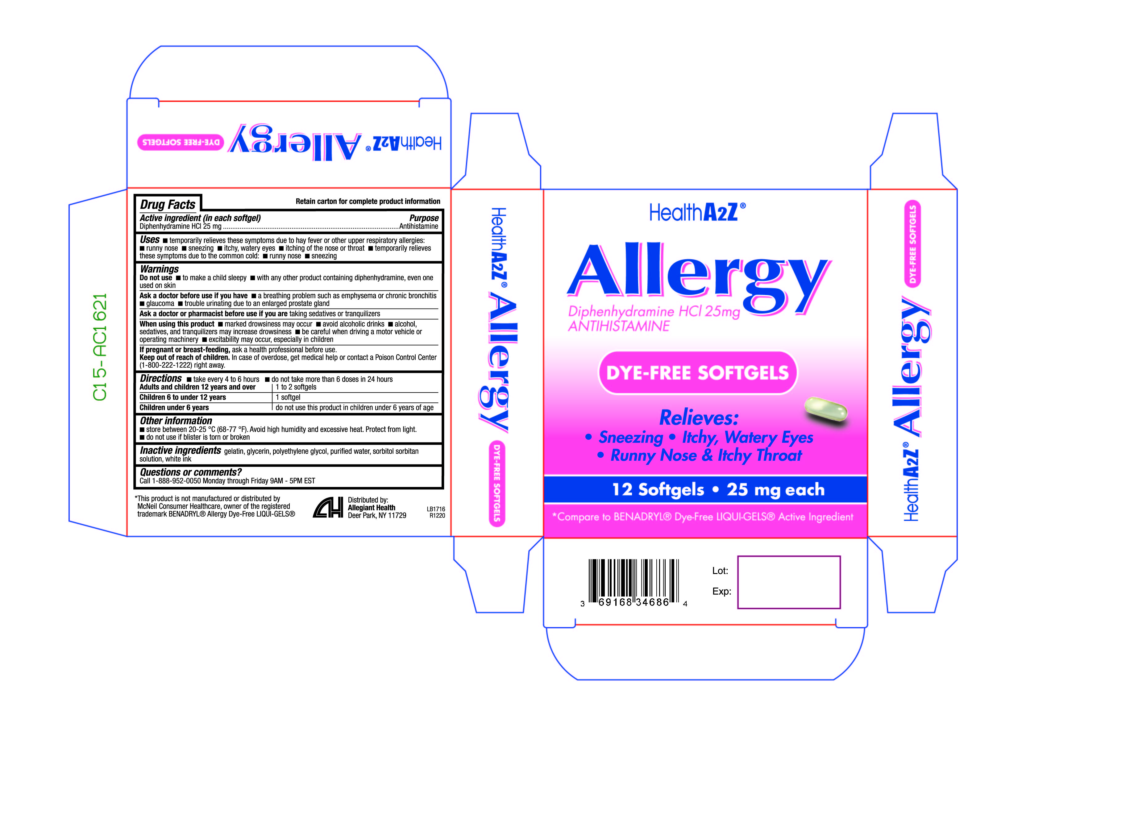 Pill image for 409 - Allergy Dye Free