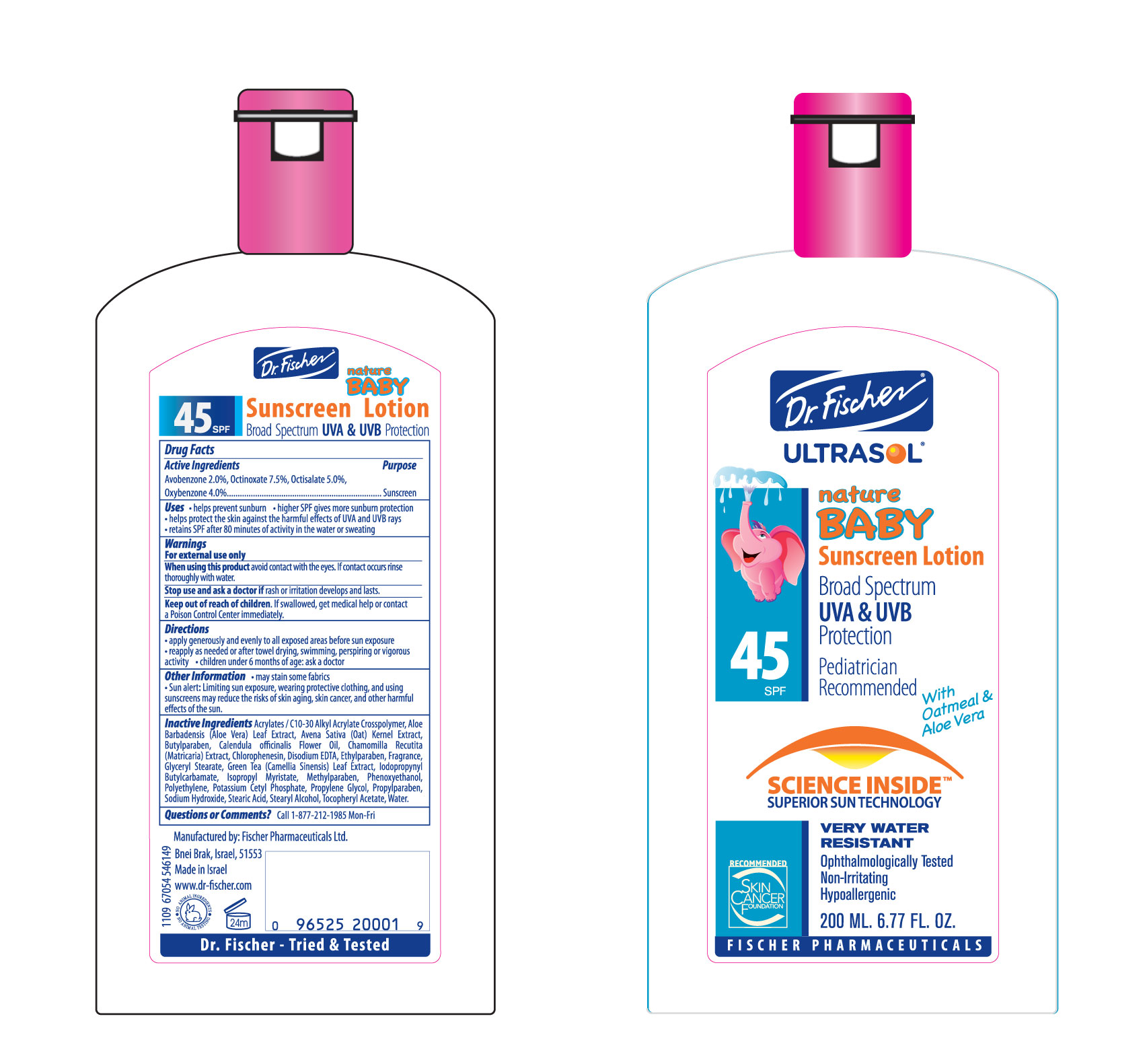 Pill image for Dr. Fischer Ultrasol Nature Baby Sunscreen Spf45