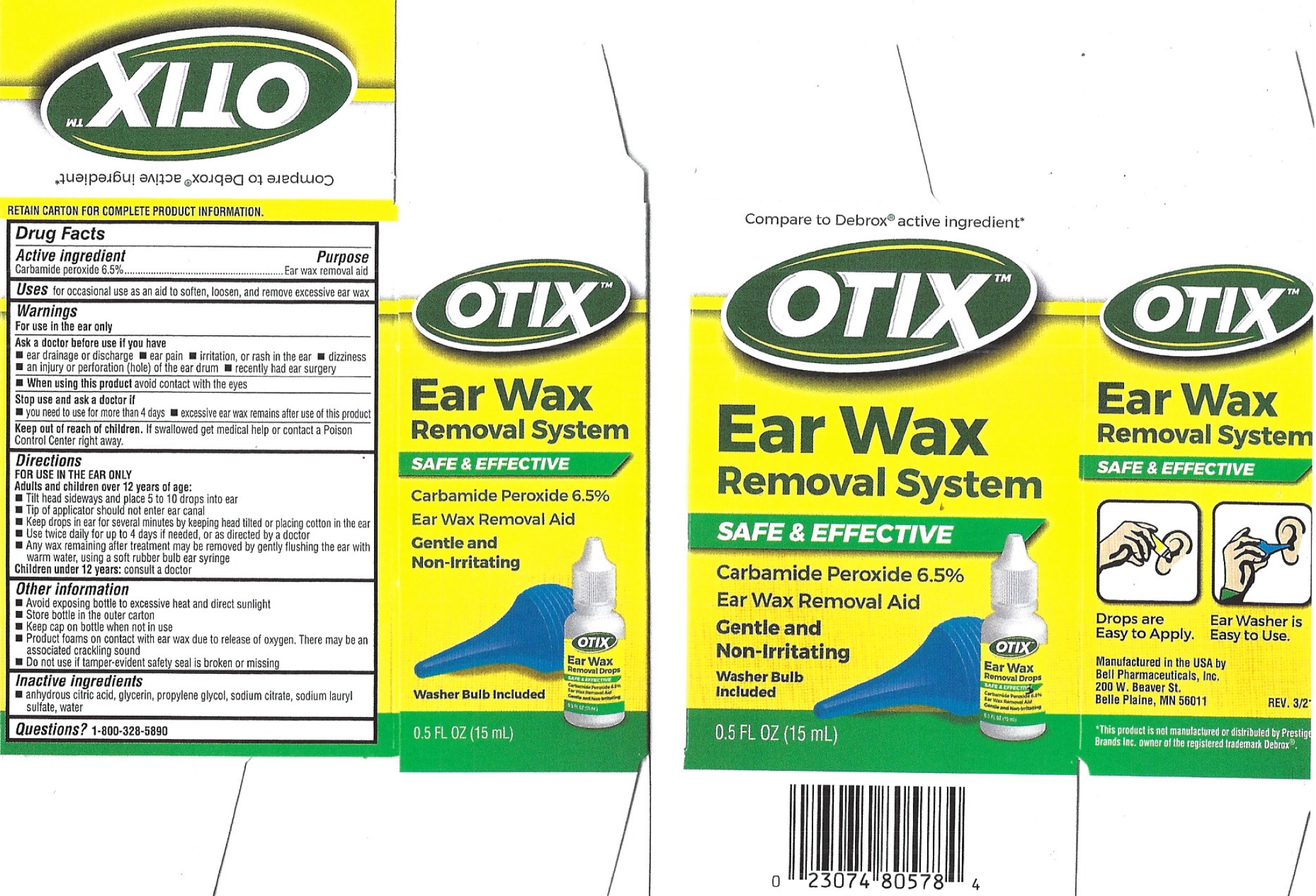 Pill image for Otix Ear Wax Removal System, Ear Wax & Bulb