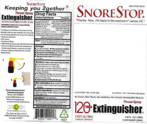Pill image for Snorestop 120 Fast Acting Extinguisher Throat