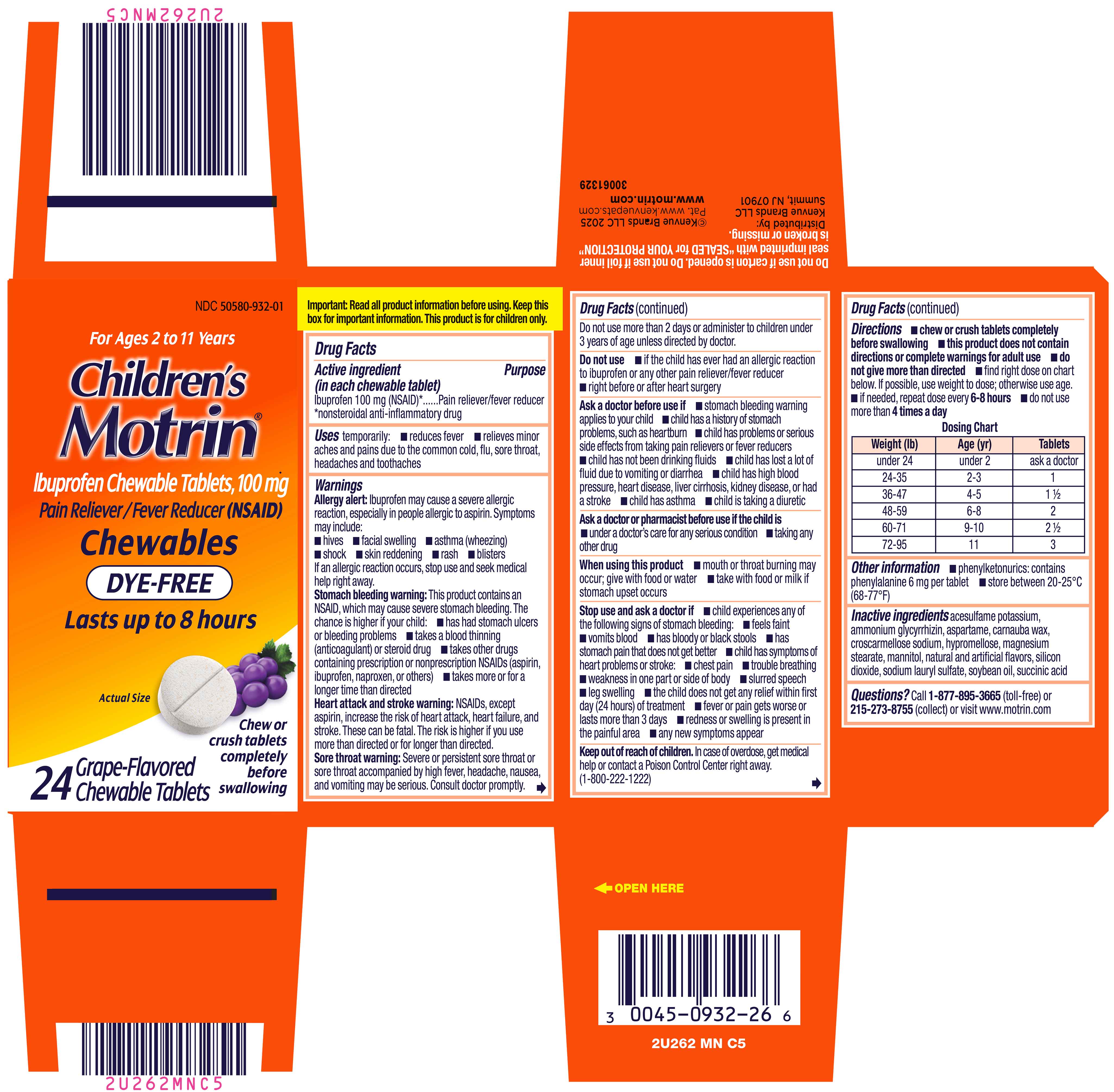 Pill image for Children's Motrin