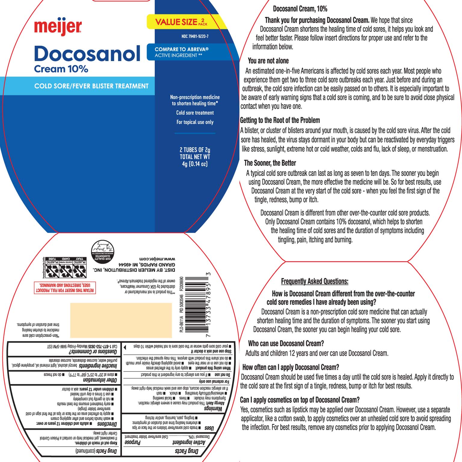 Pill image for Docosanol Cream, 10%
