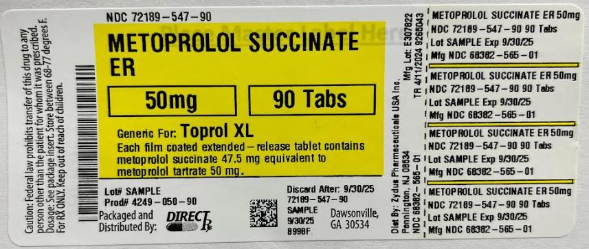 Pill image for Metoprolol Succinate Er