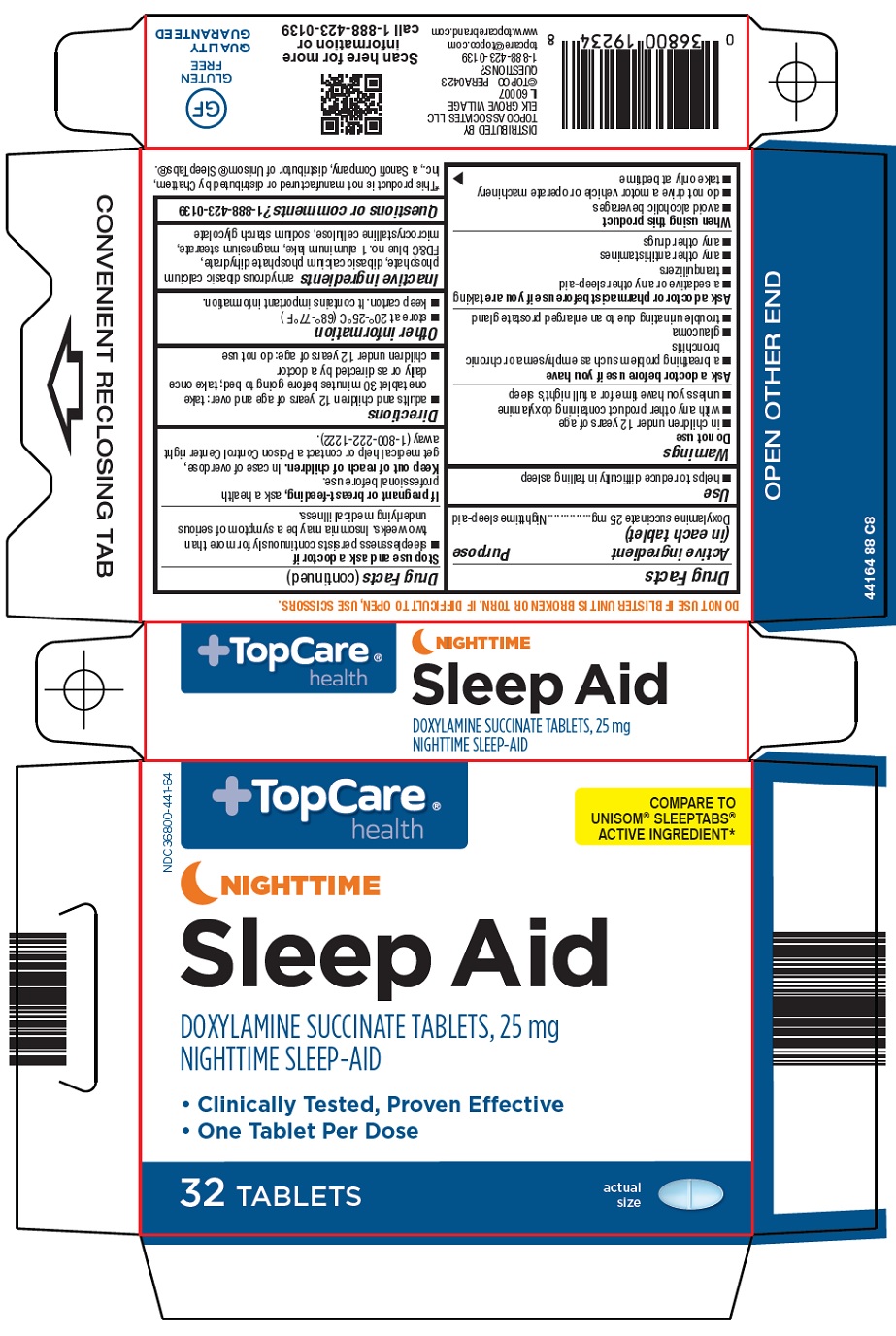 Pill image for Topco Associates Llc. Sleep Aid Drug Facts