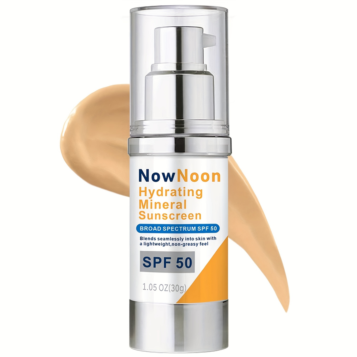 Pill image for Nownoon Hydrating Mineral Sunscreen Cream Broad Spectrum Spf 50