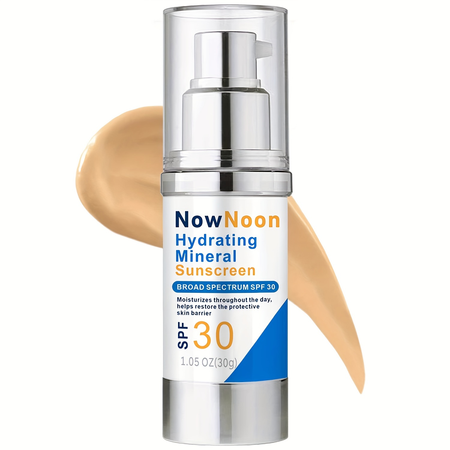 Pill image for Nownoon Hydrating Mineral Sunscreen Cream Broad Spectrum Spf 30
