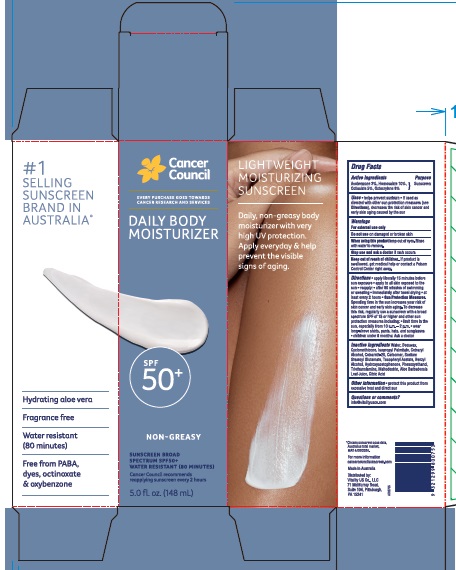 Pill image for Cancer Council Daily Body Moisturizer Spf50 Plus