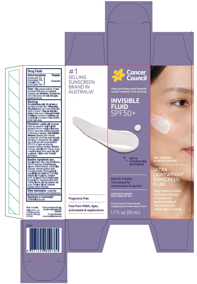 Pill image for Cancer Council Invisible Fluid Spf50 Plus