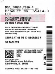 Pill image for potassium chloride extended-release tablets, usp