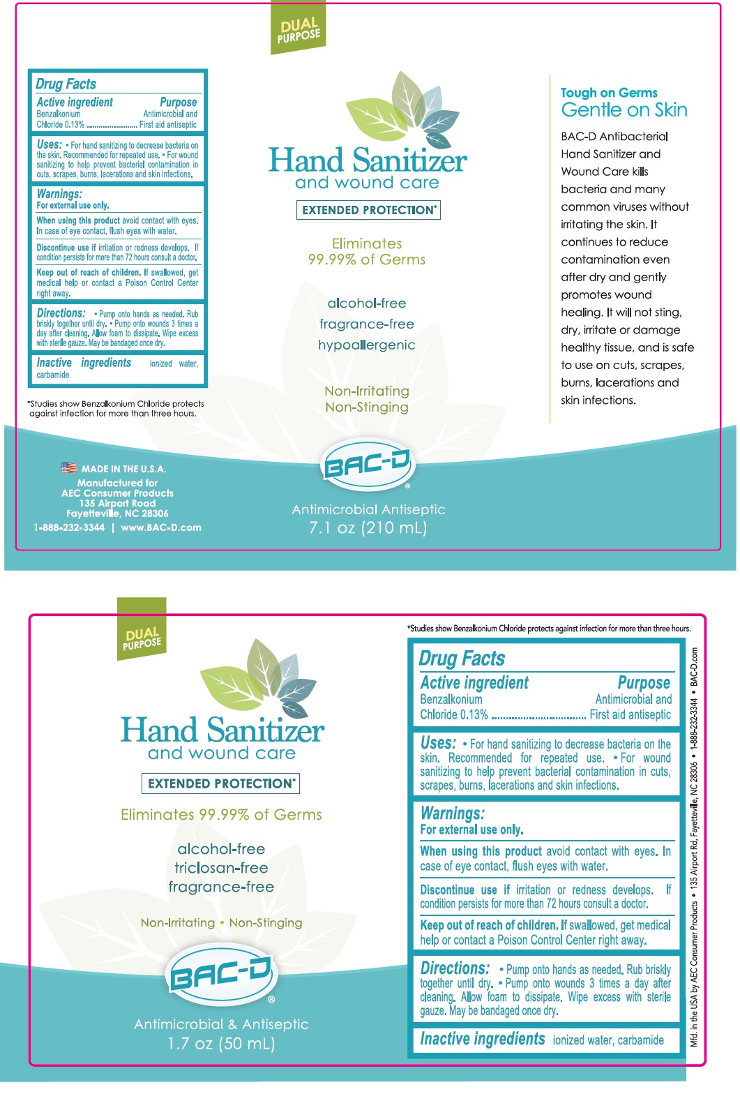Pill image for Bac-d Foaming Hand And Wound Sanitizer