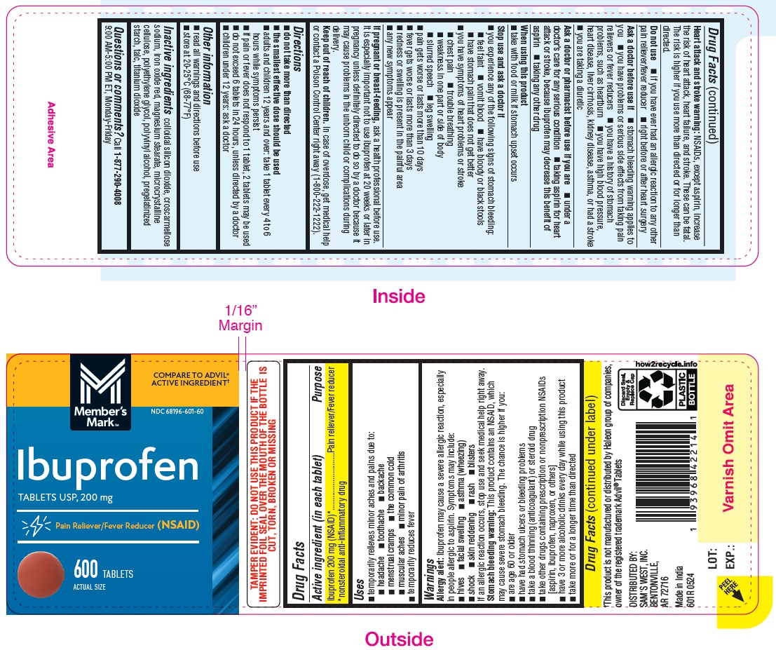 Pill image for sams club - ibuprofen tablets usp, 200 mg (brown round)