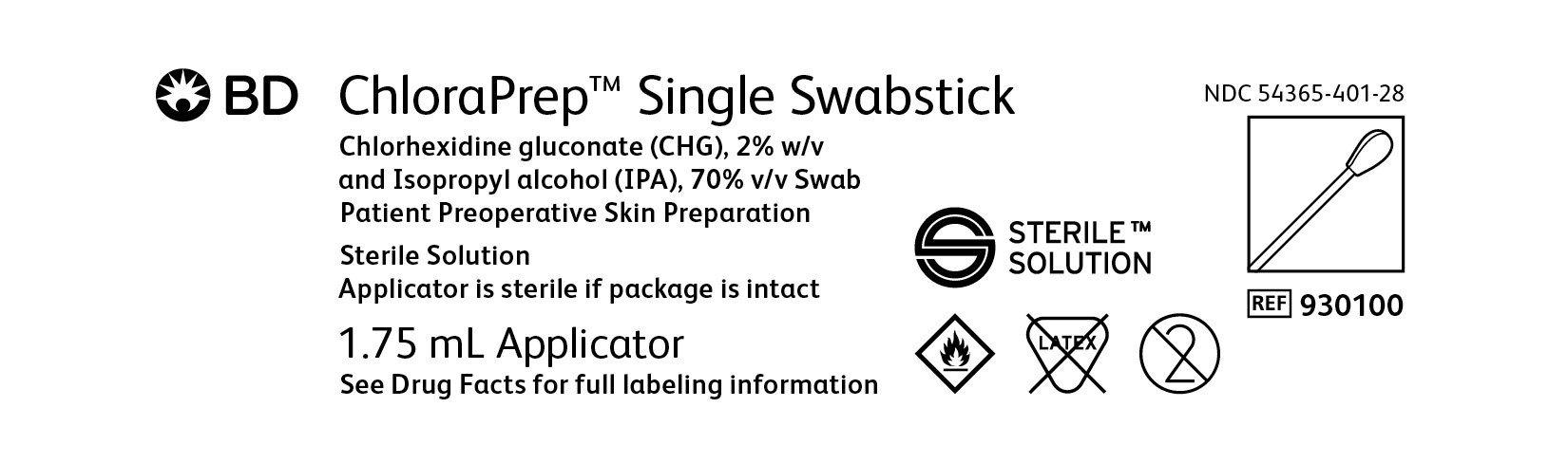 Pill image for Bd Chloraprep™ Swabsticks