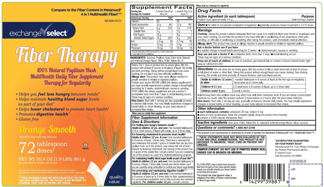 Pill image for Exchange Select Natural Psyllium Husk Orange Smooth 72 Tablespoon Doses