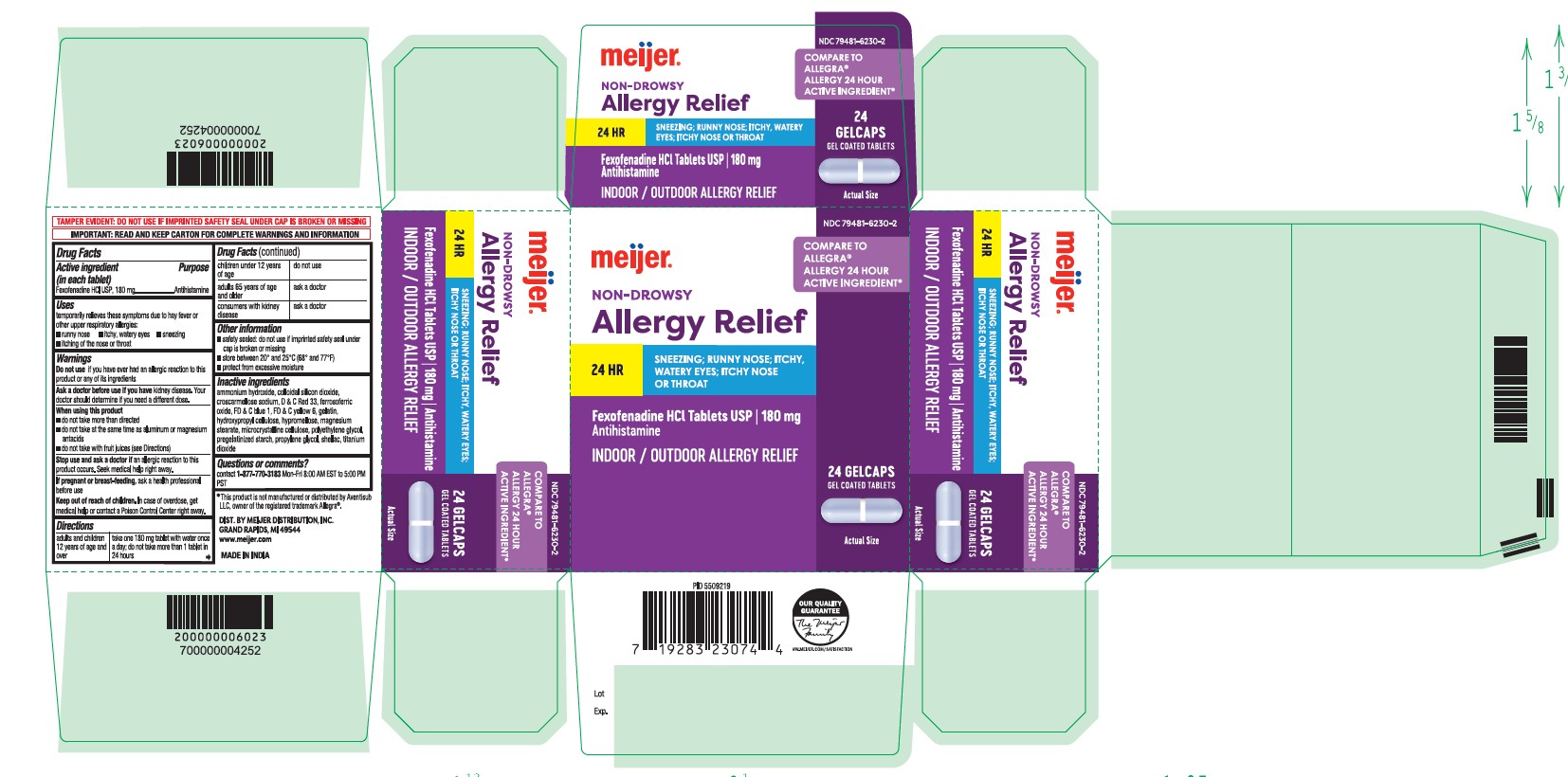 Pill image for Fexofenadine Hcl Tablets, Usp 180mg